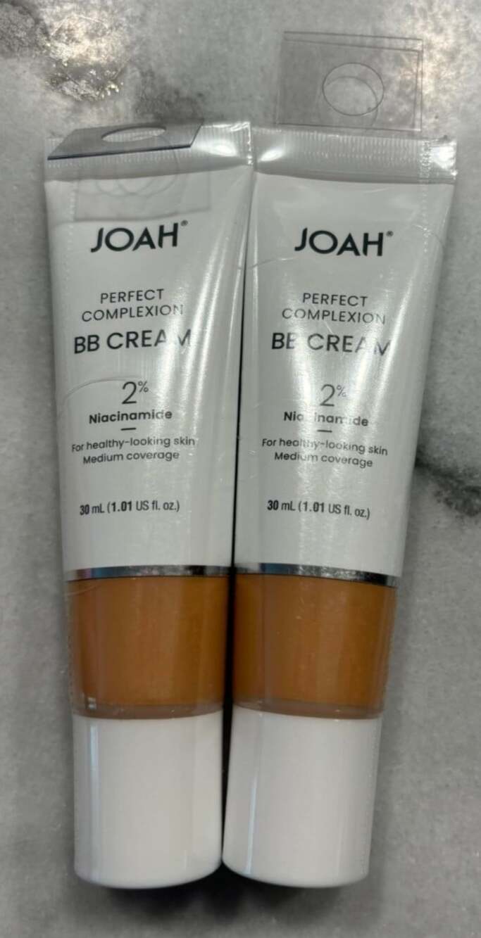 Joah Perfect Complexion BB Cream BTW010 Tan with Warm Undertones Lot of 2